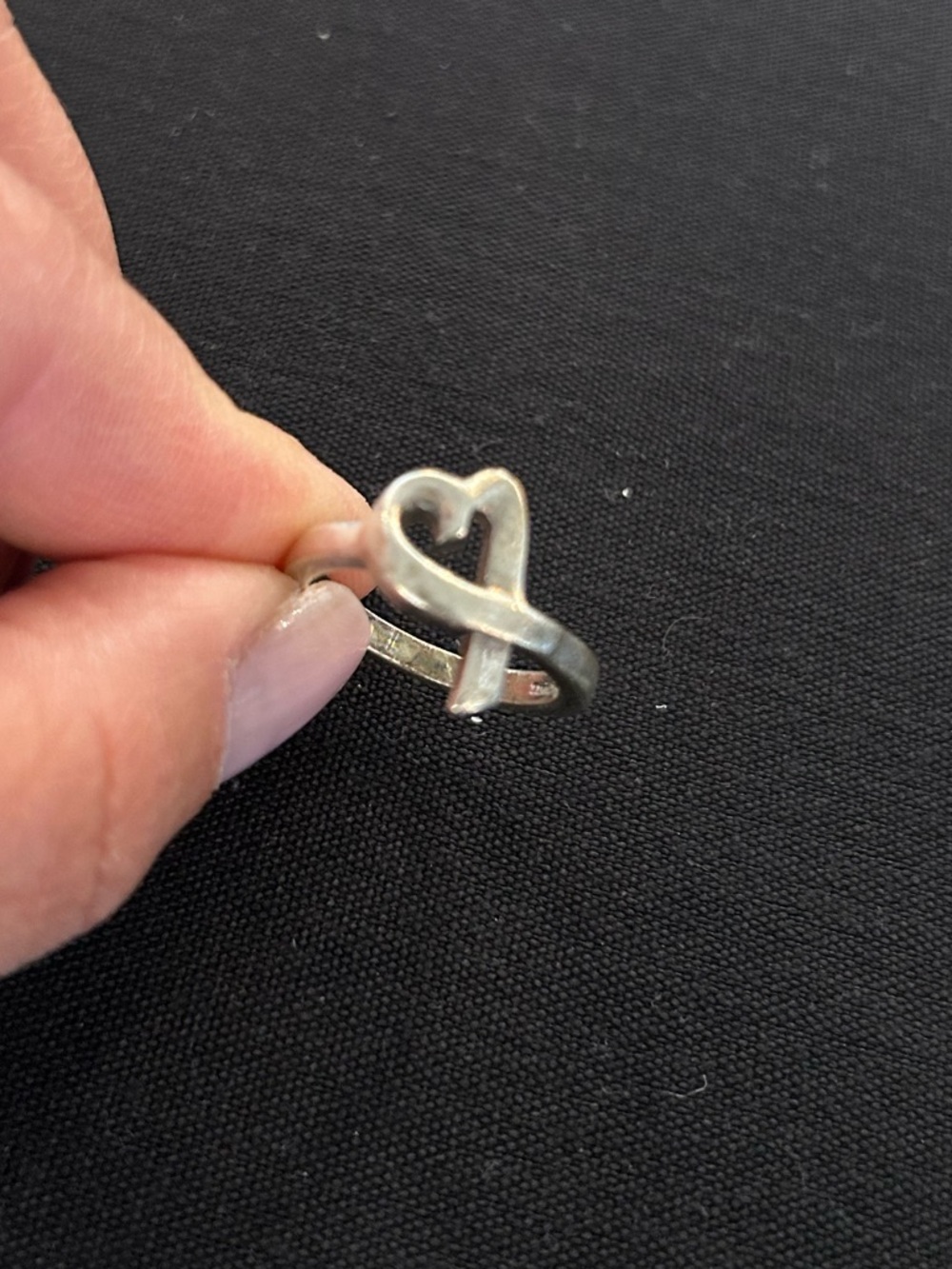 Tiffany & Co. Sterling Silver Heart Ring